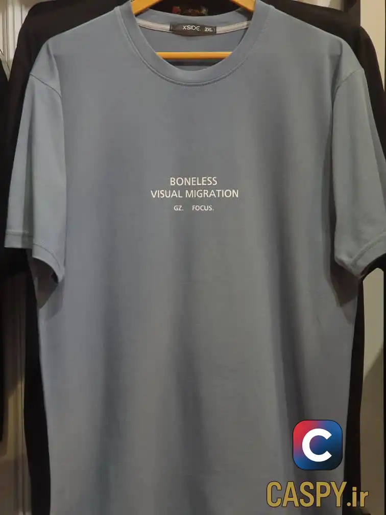 تیشرت طرح visual migration رنگ طوسی